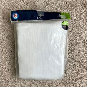 TKS White A-Line Underwear Shirts